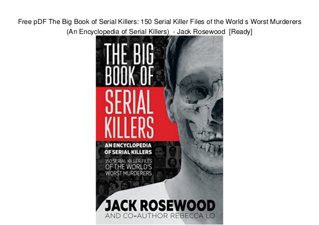Serial killers book pdf